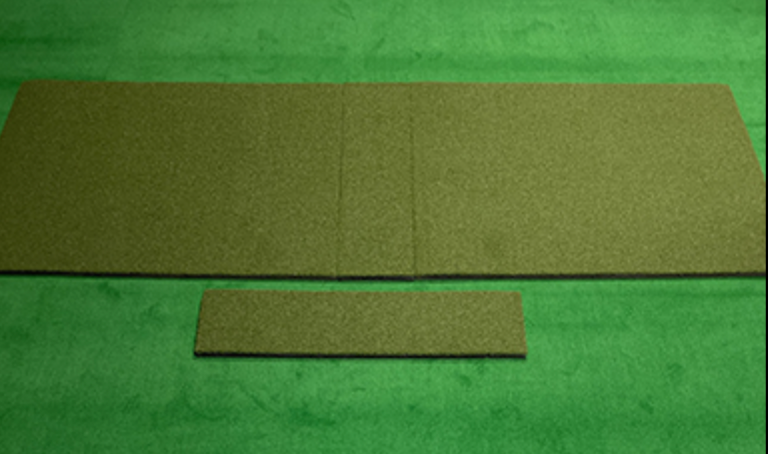Big Moss True Launch PLUS R/L Ready SIM Kit (4x9 with Strip) ā Golf Simulator Mat